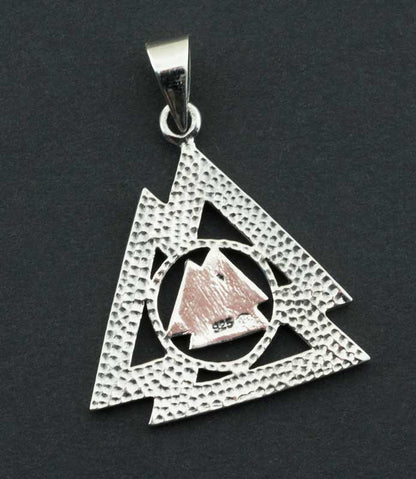 Pendentif Viking Valknut en Argent 925