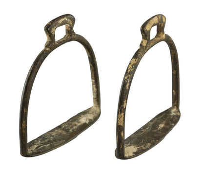 Paire D'Étriers Équestres Anciens du Rajasthan – Fer Forgé Inde