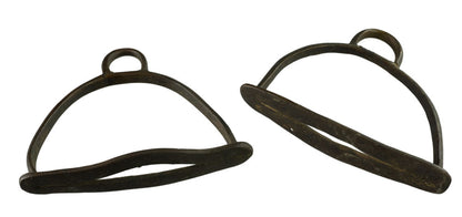 Ancienne Paire D'Étriers Équestres du Rajasthan – Inde