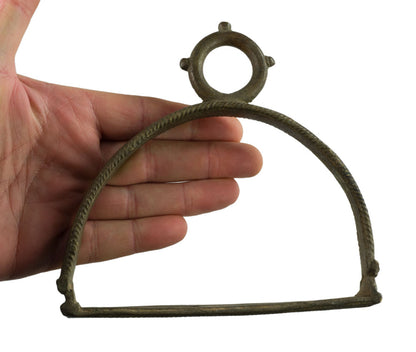 Paire D'Anciens Étriers Équestres du Rajasthan – Bronze Inde