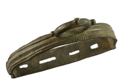 Paire D'Anciens Étriers Équestres du Rajasthan – Bronze Inde