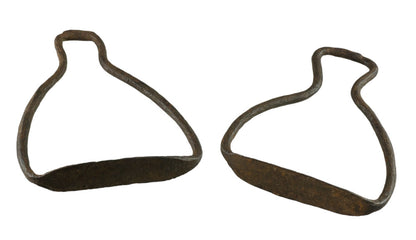 Paire D'Anciens Étriers Équestres Peul – Artisanat du Mali