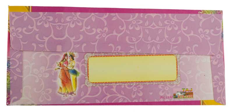 Enveloppe cadeau de mariage Ganesh – papier artisanal recyclé