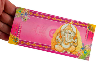 Enveloppe cadeau de mariage Ganesh – papier artisanal recyclé