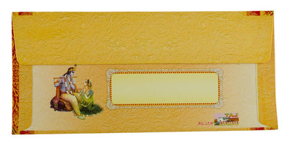 Enveloppe cadeau mariage Ganesh en papier artisanal recyclé