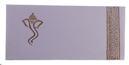 Enveloppe cadeau de mariage Ganesha – Papier artisanal recyclé – Offrande monétaire
