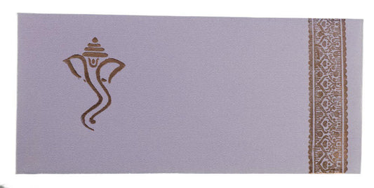 Enveloppe cadeau de mariage Ganesha – Papier artisanal recyclé – Offrande monétaire