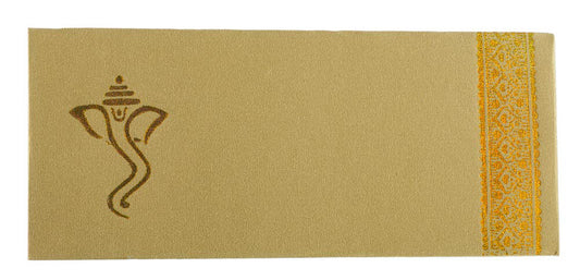 Enveloppe Cadeau de Mariage Ganesh – Papier Artisanal Recyclé