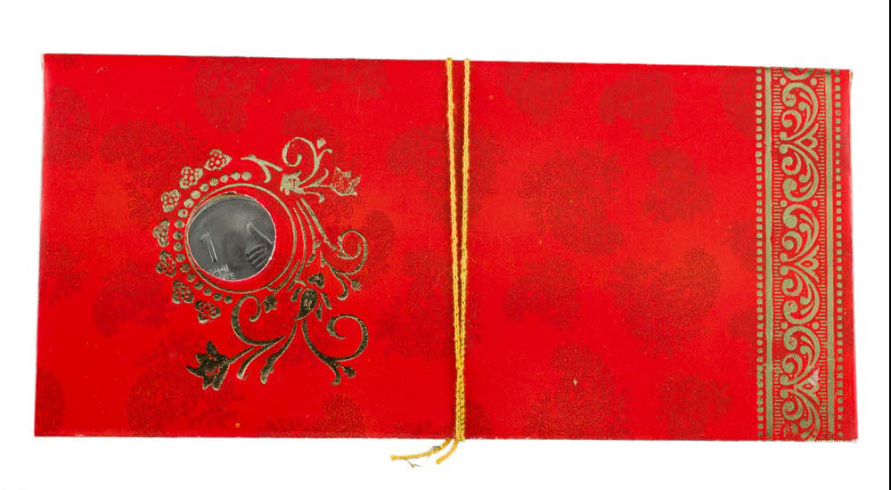 Enveloppe Cadeau de Mariage avec Pièce Symbolique 18,7 cm – Pochette Originale pour Billet