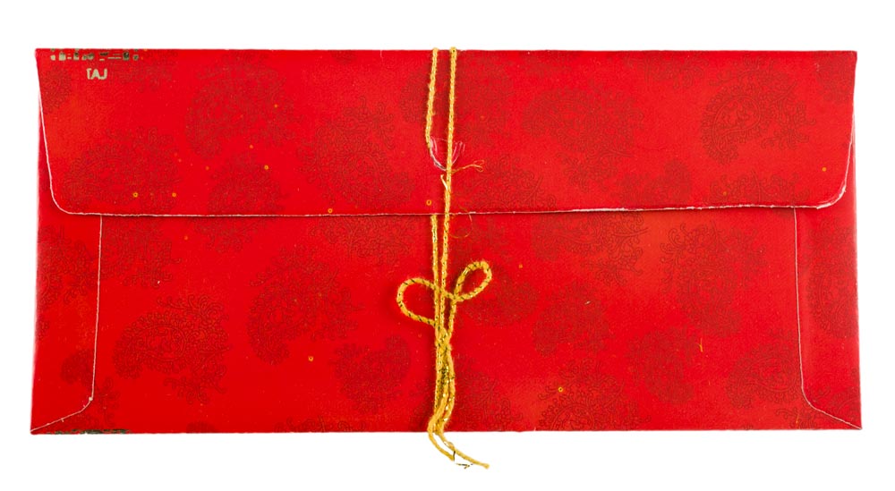 Enveloppe Cadeau de Mariage avec Pièce Symbolique 18,7 cm – Pochette Originale pour Billet