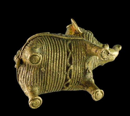 Miniature Éléphant Dhokra – Art Tribal De Bastar Orissa Inde