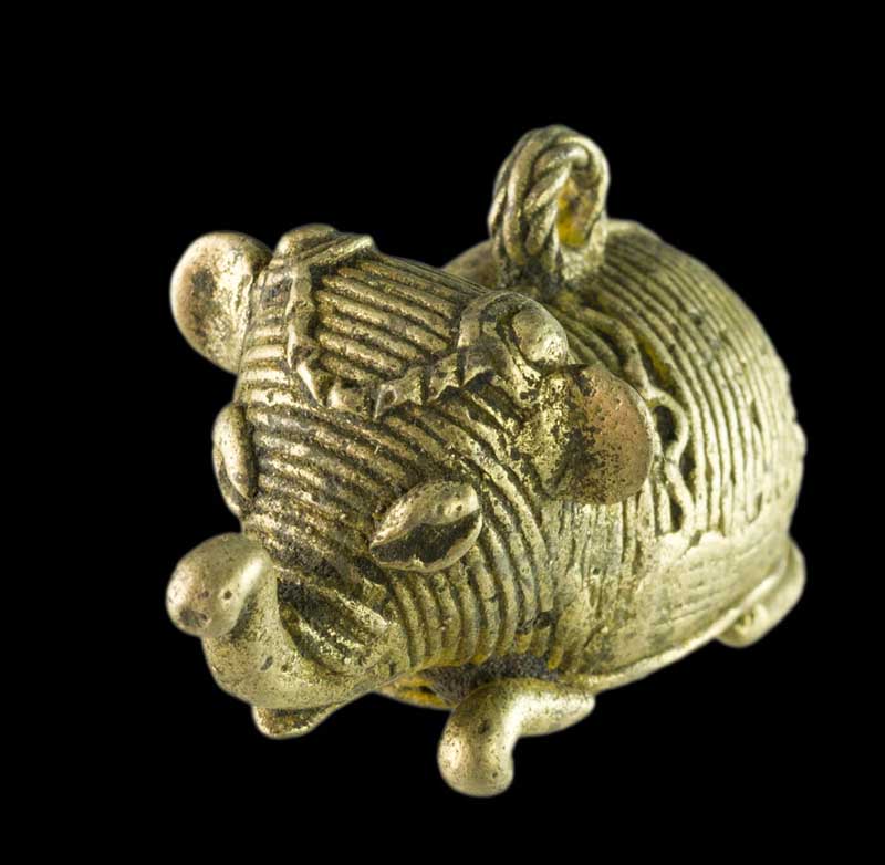 Miniature Éléphant Dhokra – Statuette Artisanale De Bastar Inde