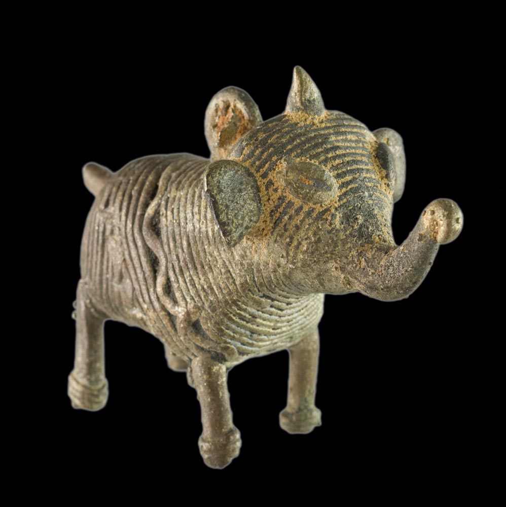 Statuette Éléphant Dhokra – Art Tribal De Bastar Inde