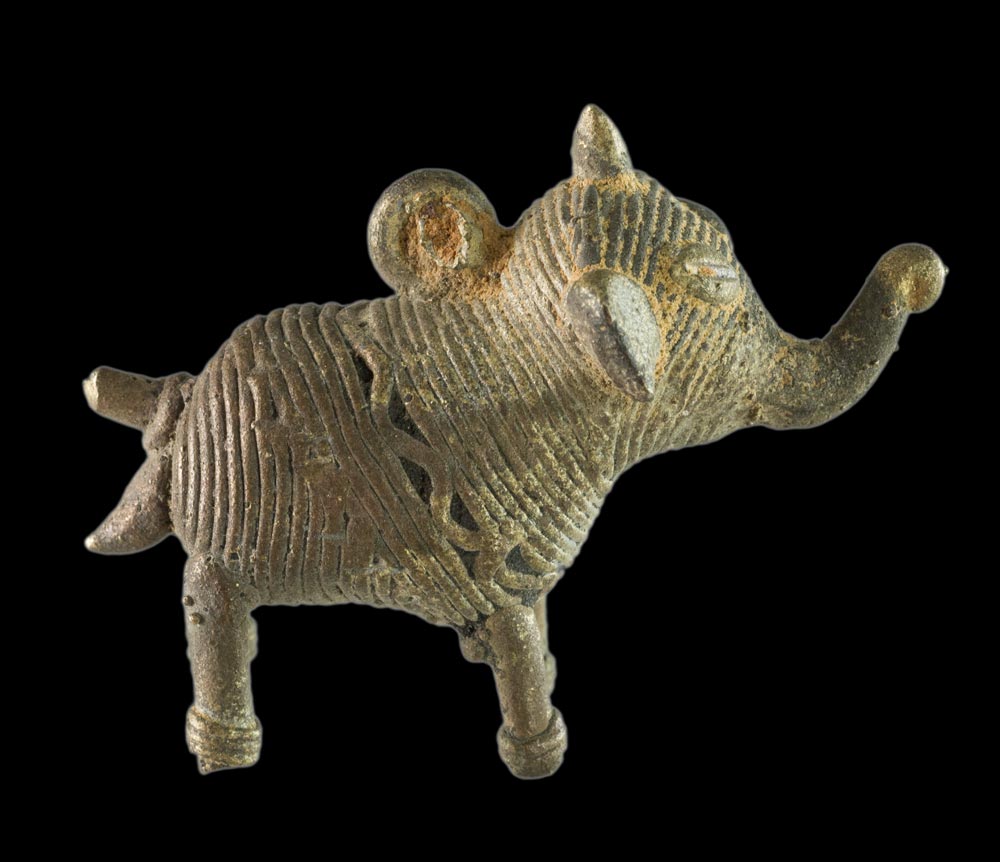 Statuette Éléphant Dhokra – Art Tribal De Bastar Inde