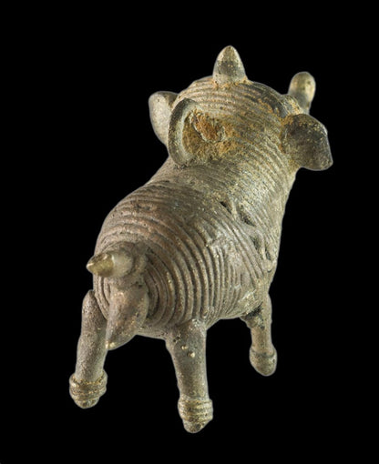 Statuette Éléphant Dhokra – Art Tribal De Bastar Inde