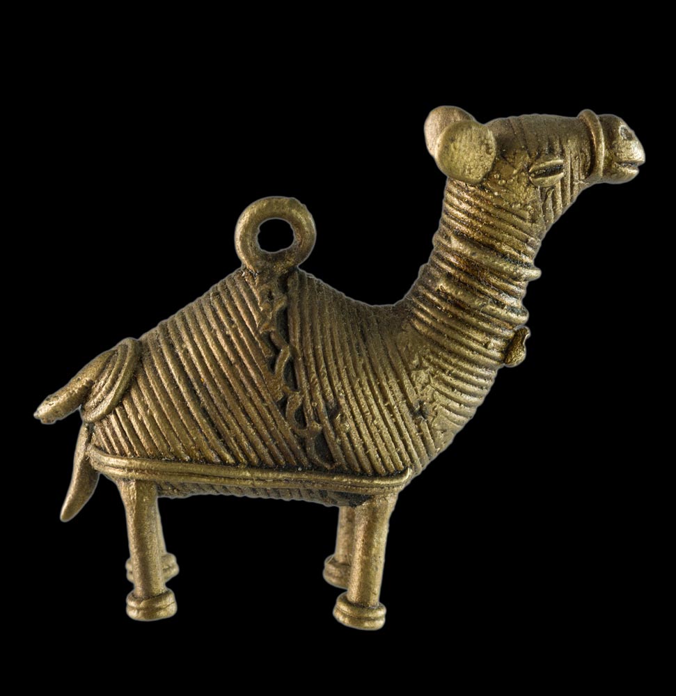 Miniature Dromadaire Dhokra – Figurine Artisanale De Bastar Inde