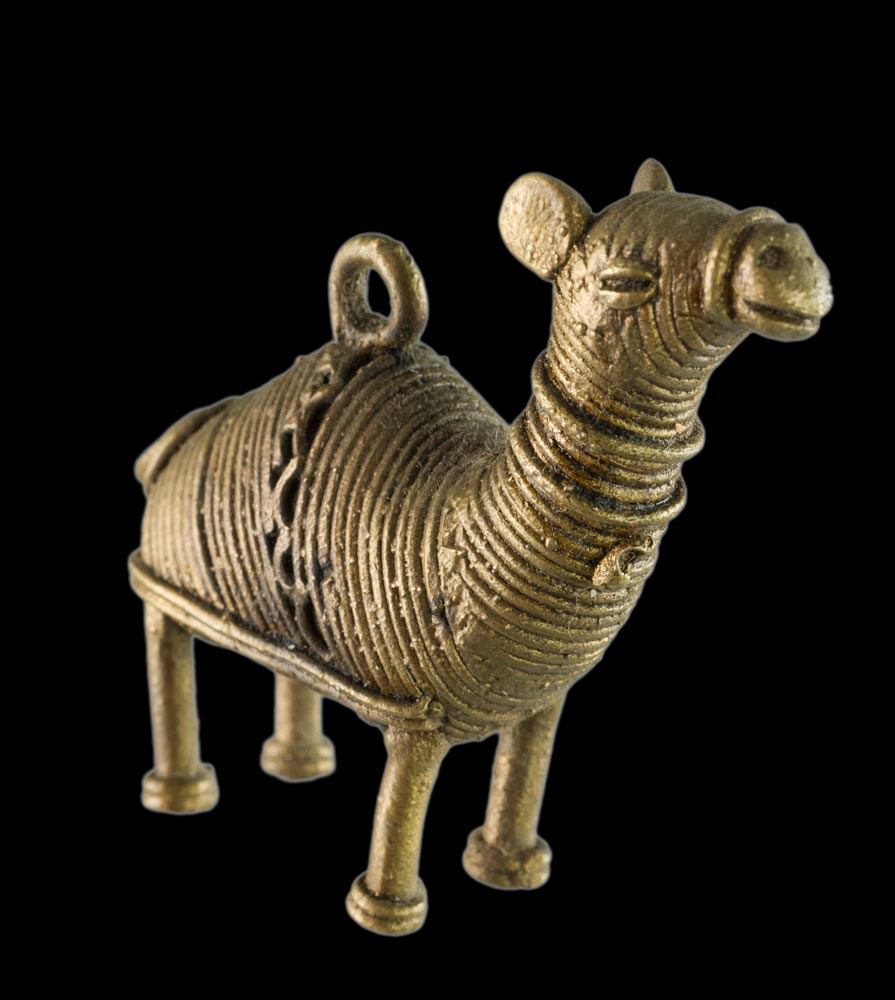 Miniature Dromadaire Dhokra – Figurine Artisanale De Bastar Inde