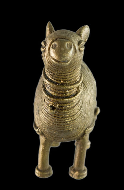 Miniature Dromadaire Dhokra – Figurine Artisanale De Bastar Inde