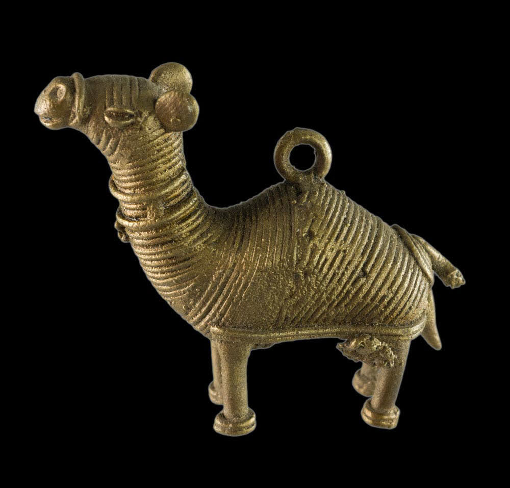 Miniature Dromadaire Dhokra – Figurine Artisanale De Bastar Inde