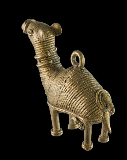 Miniature Dromadaire Dhokra – Figurine Artisanale De Bastar Inde