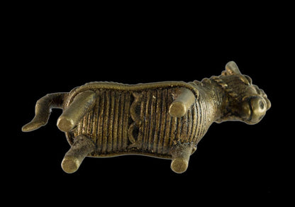 Miniature Cheval Dhokra – Art Tribal De Bastar Orissa Inde