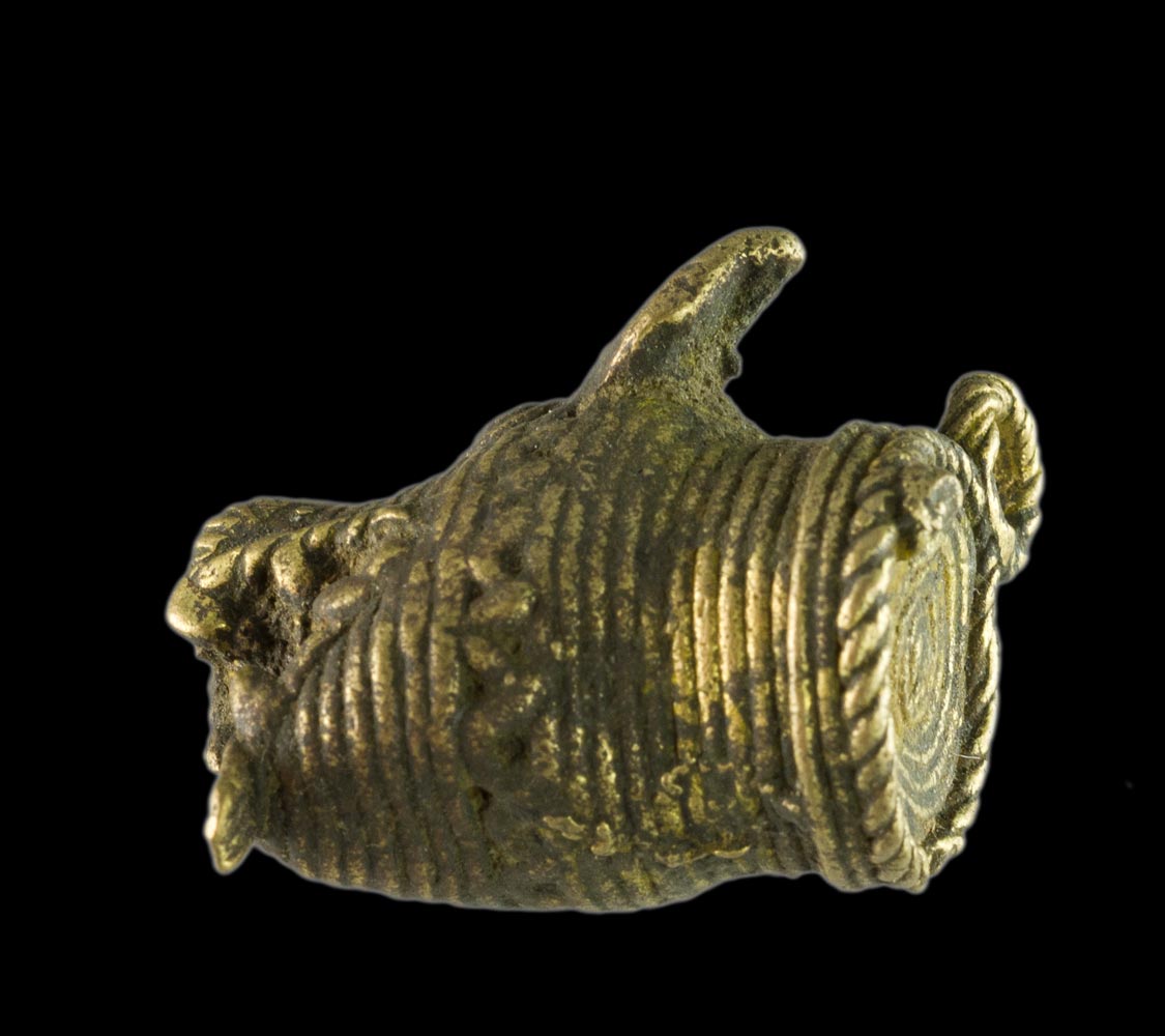 Miniature Tête De Tigre Dhokra – Figurine Artisanale En Métal De Bastar Inde