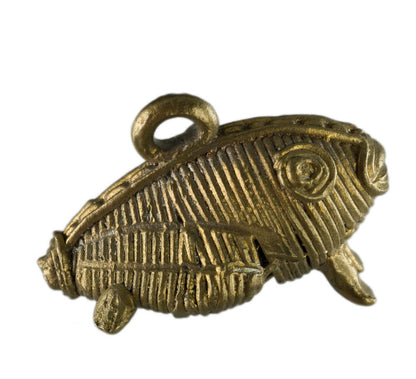 Figurine Miniature Murale Grenouille Dhokra En Laiton – Artisanat Tribal De Bastar Et Orissa