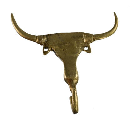 Porte-Serviettes Vache Sacrée En Laiton – Art Tribal Bastar Dhokra Inde