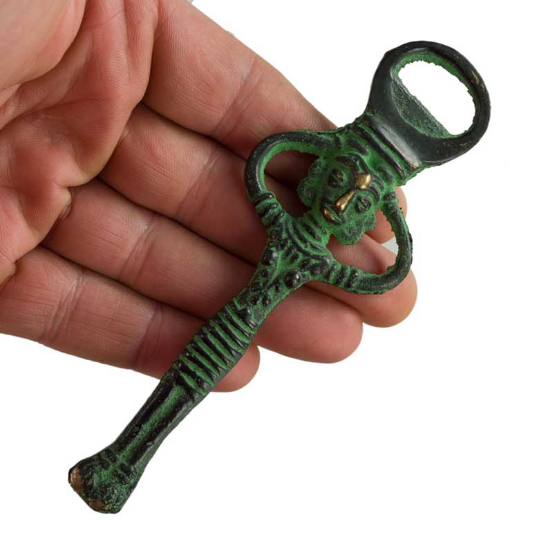 Décapsuleur Art Dhokra Paysanne En Laiton – Artisanat Tribal De Bastar, Inde