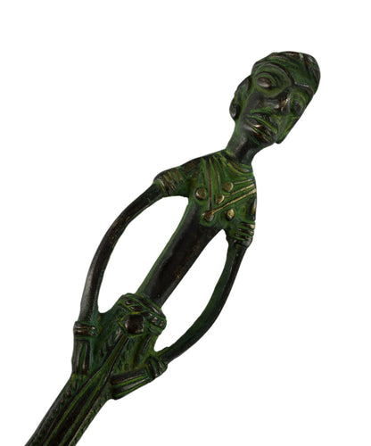 Décapsuleur Dhokra Paysanne En Laiton – Artisanat Tribal De Bastar, Inde