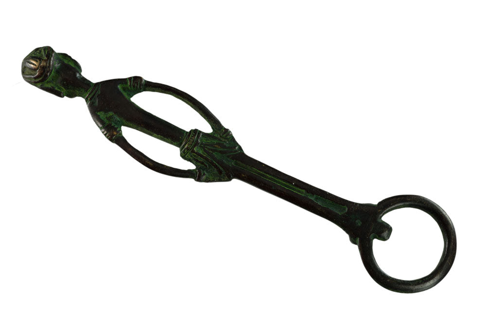 Décapsuleur Dhokra Paysanne En Laiton – Artisanat Tribal De Bastar, Inde