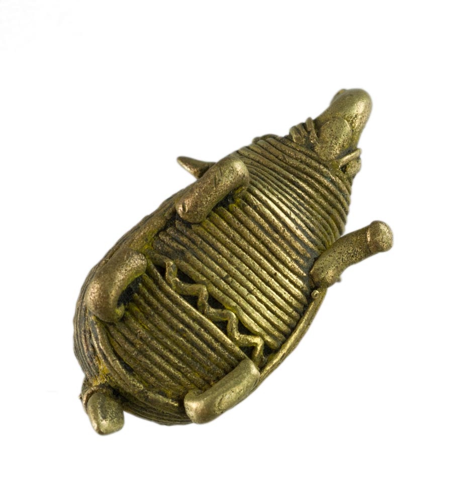 Figurine Dhokra Éléphant En Laiton – Art Tribal Bastar Orissa Inde