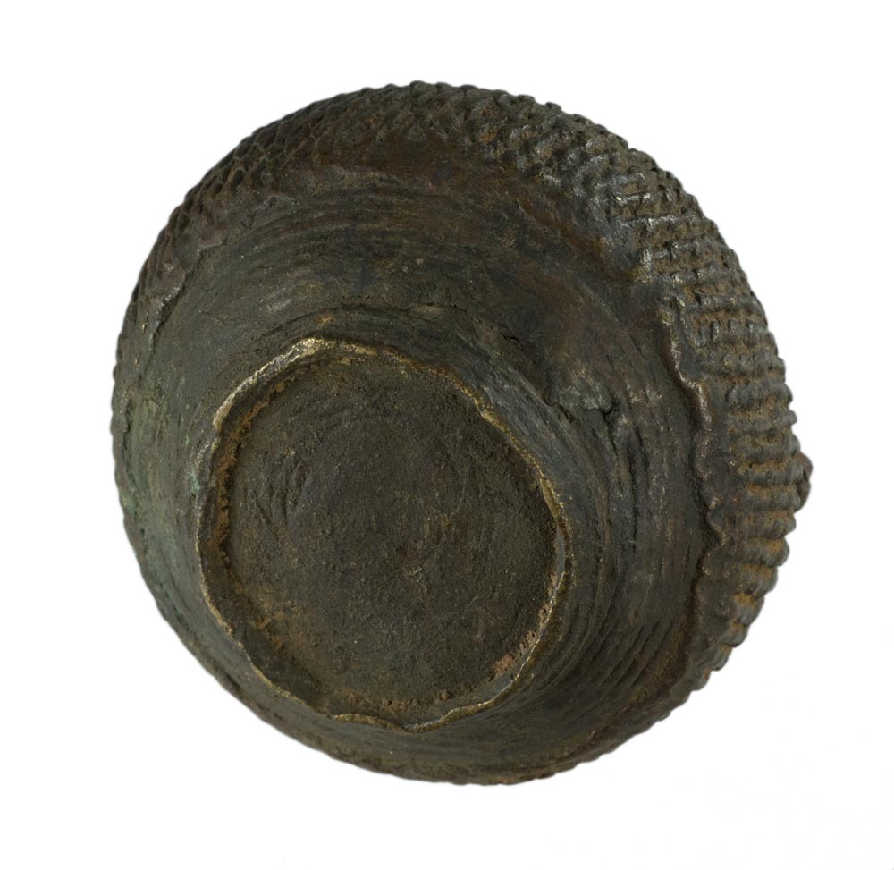 Ancienne Boîte à Bijoux Dhokra en Laiton – Art Tribal de Bastar – Inde