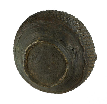 Ancienne Boîte à Bijoux Dhokra en Laiton – Art Tribal de Bastar – Inde