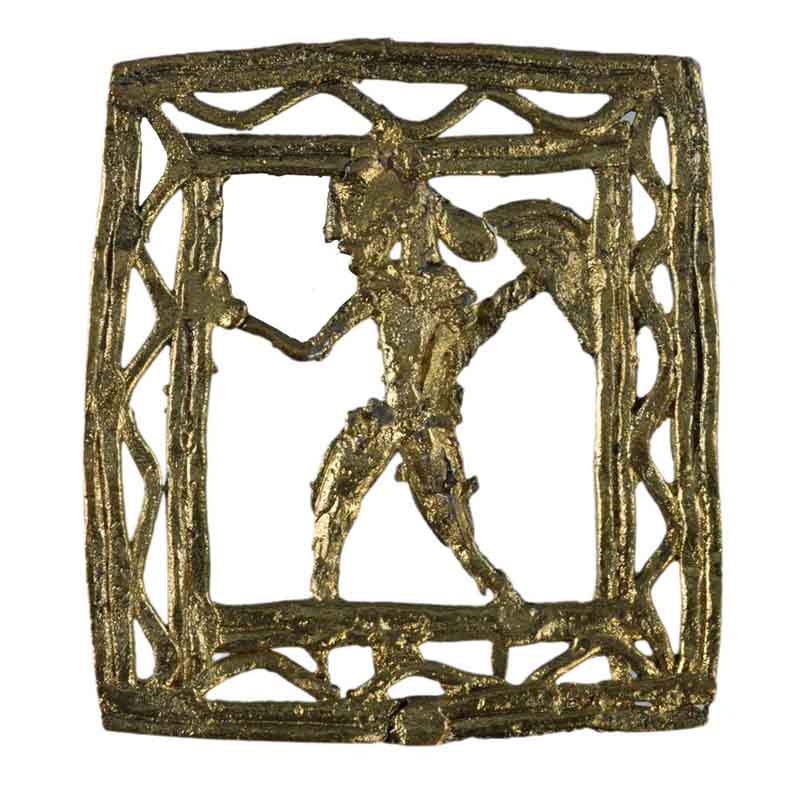 Figurine Dhokra – Art Tribal Du Bastar Inde – Décoration Murale