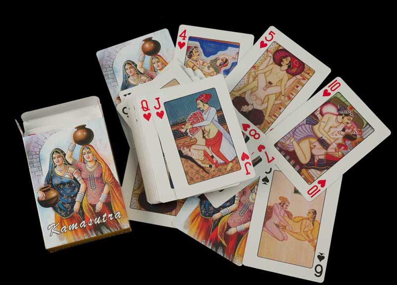 Jeu de 56 Cartes Kamasutra Moghol – Collection d'Art Érotique Népalais