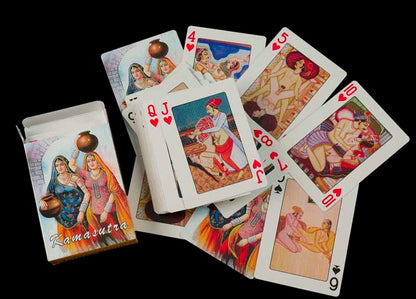 Jeu de 56 Cartes Kamasutra Moghol – Collection d'Art Érotique Népalais