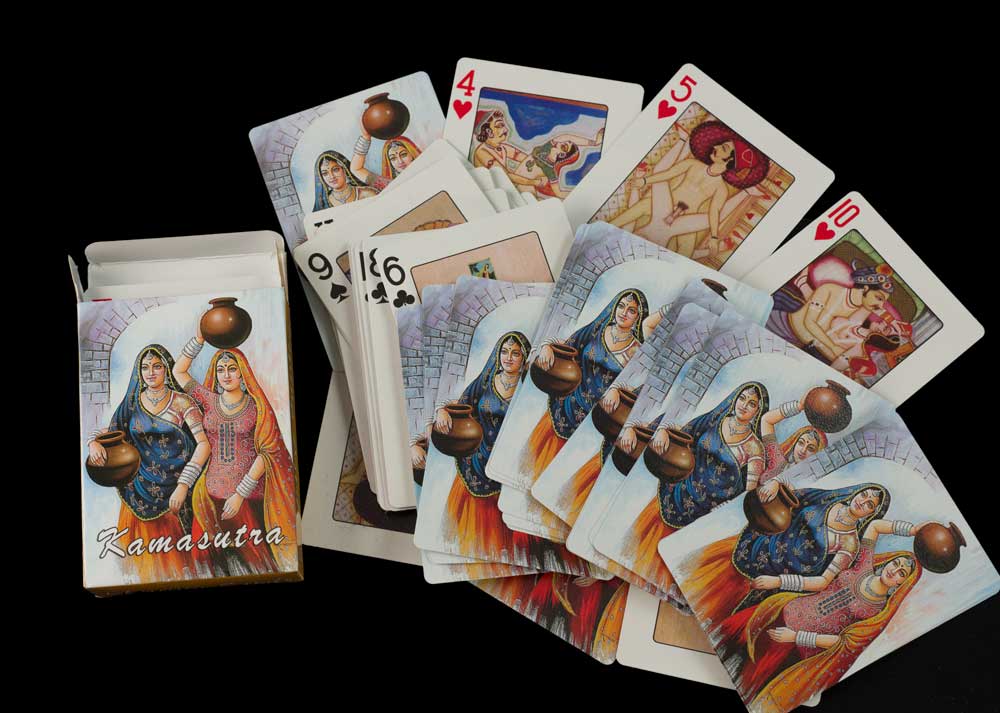 Jeu de 56 Cartes Kamasutra Moghol – Collection d'Art Érotique Népalais