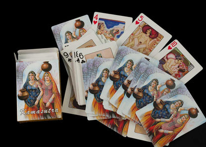 Jeu de 56 Cartes Kamasutra Moghol – Collection d'Art Érotique Népalais