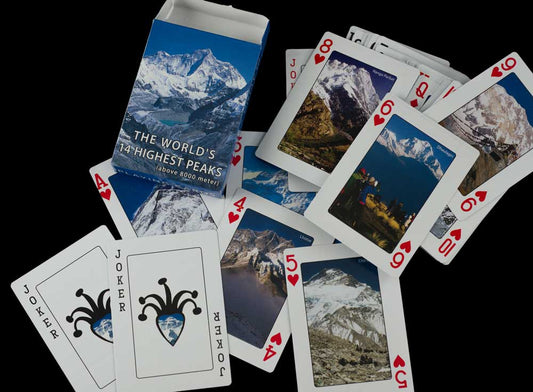 Jeu de 54 Cartes à Jouer – Montagnes de l'Himalaya Annapurnas