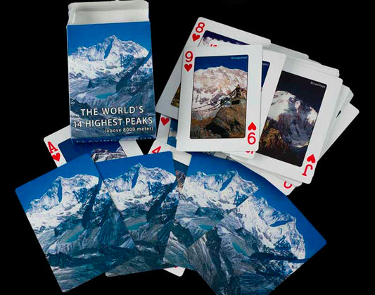 Jeu de 54 Cartes à Jouer – Montagnes de l'Himalaya Annapurnas