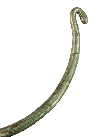 Collier Ethnique Hansuli Tharu – Ancienne Torque Décorative Du Népal