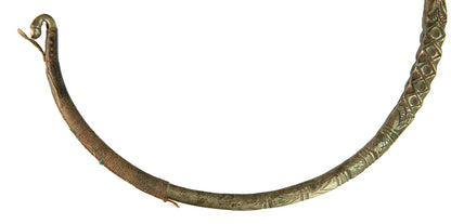 Collier Ethnique Hansuli Tharu – Ancienne Torque Décorative Du Népal