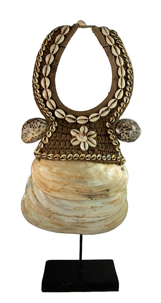 Collier Iatmul Coquillage – Parure Ethnique De Papouasie-Nouvelle-Guinée