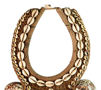 Collier Iatmul Coquillage – Parure Ethnique De Papouasie-Nouvelle-Guinée