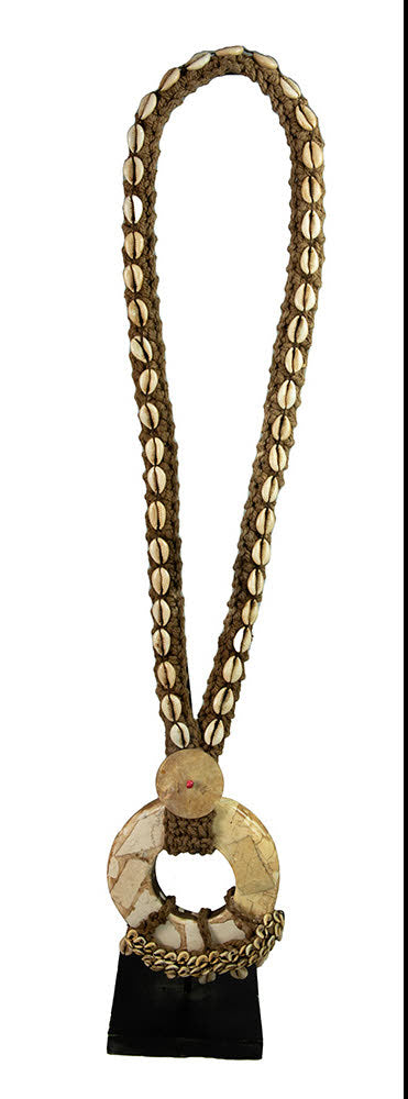Collier Iatmul Coquillage – Parure Ethnique De Papouasie-Nouvelle-Guinée