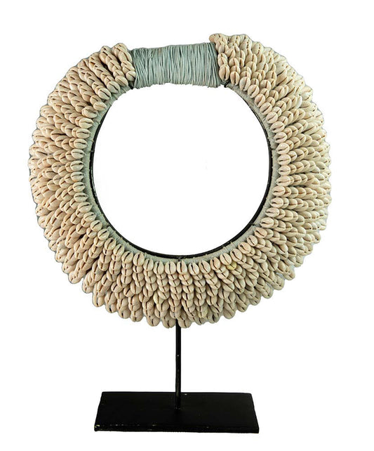 Collier Cérémonial Papou – Parure Ethnique En Cauris De Papouasie-Nouvelle-Guinée