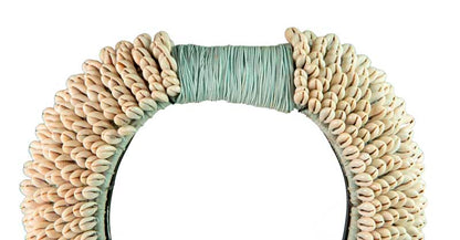 Collier Cérémonial Papou – Parure Ethnique En Cauris De Papouasie-Nouvelle-Guinée