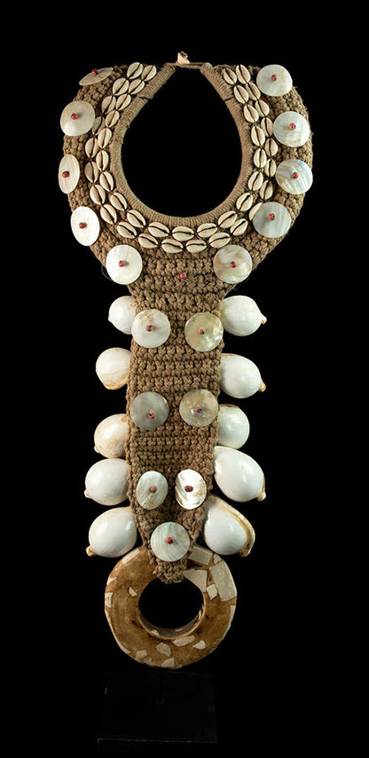 Collier Iatmul Coquillage – Parure Ethnique De Papouasie-Nouvelle-Guinée