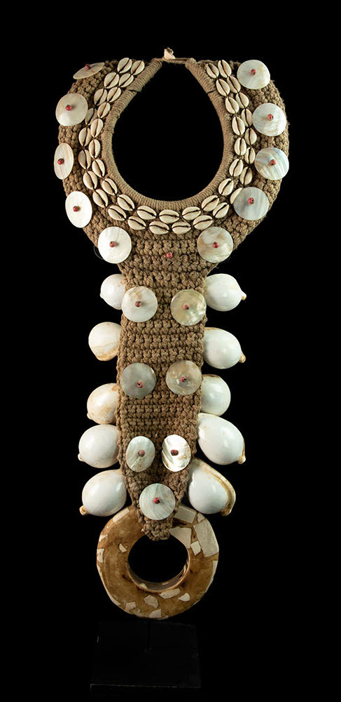 Collier Iatmul Coquillage – Parure Ethnique De Papouasie-Nouvelle-Guinée